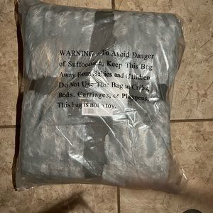 50"x60" Ruched Faux Rabbit Fur Throw Blanket - Threshold™